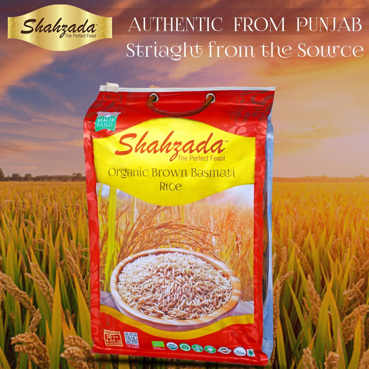 Health Range Bundle - 2 USDA Organic Brown Basmati Rice