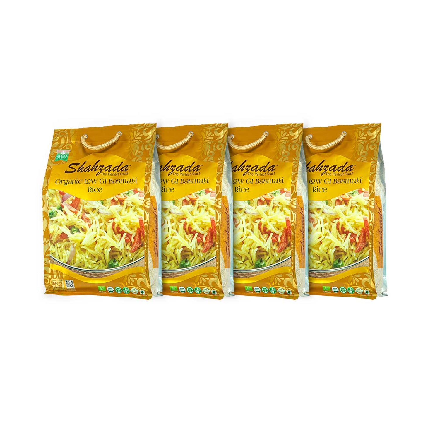 Health Range Bundle - 4 Organic Low Gl Basmati Rice