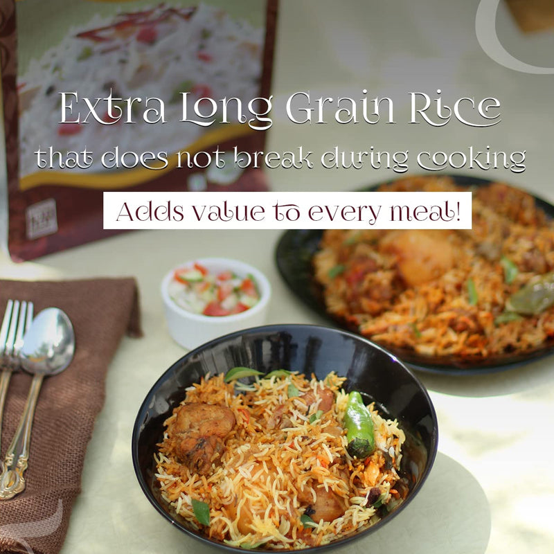 Family Bundle - 2 Extra Long Grain Basmati Sela Rice Bags