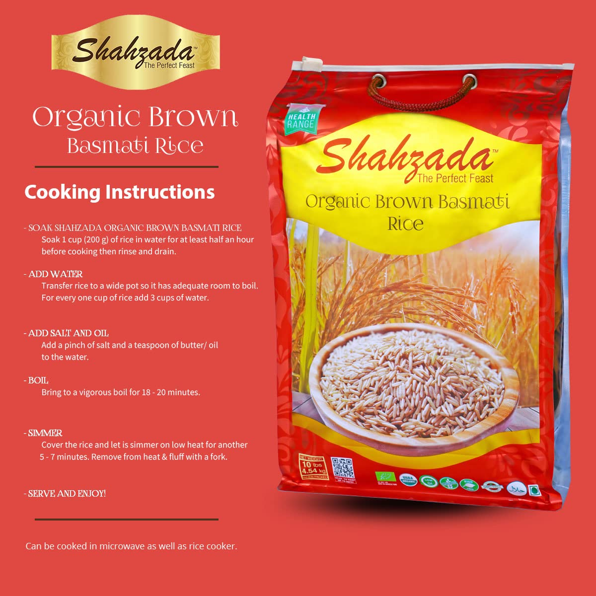 Organic Brown Basmati Rice