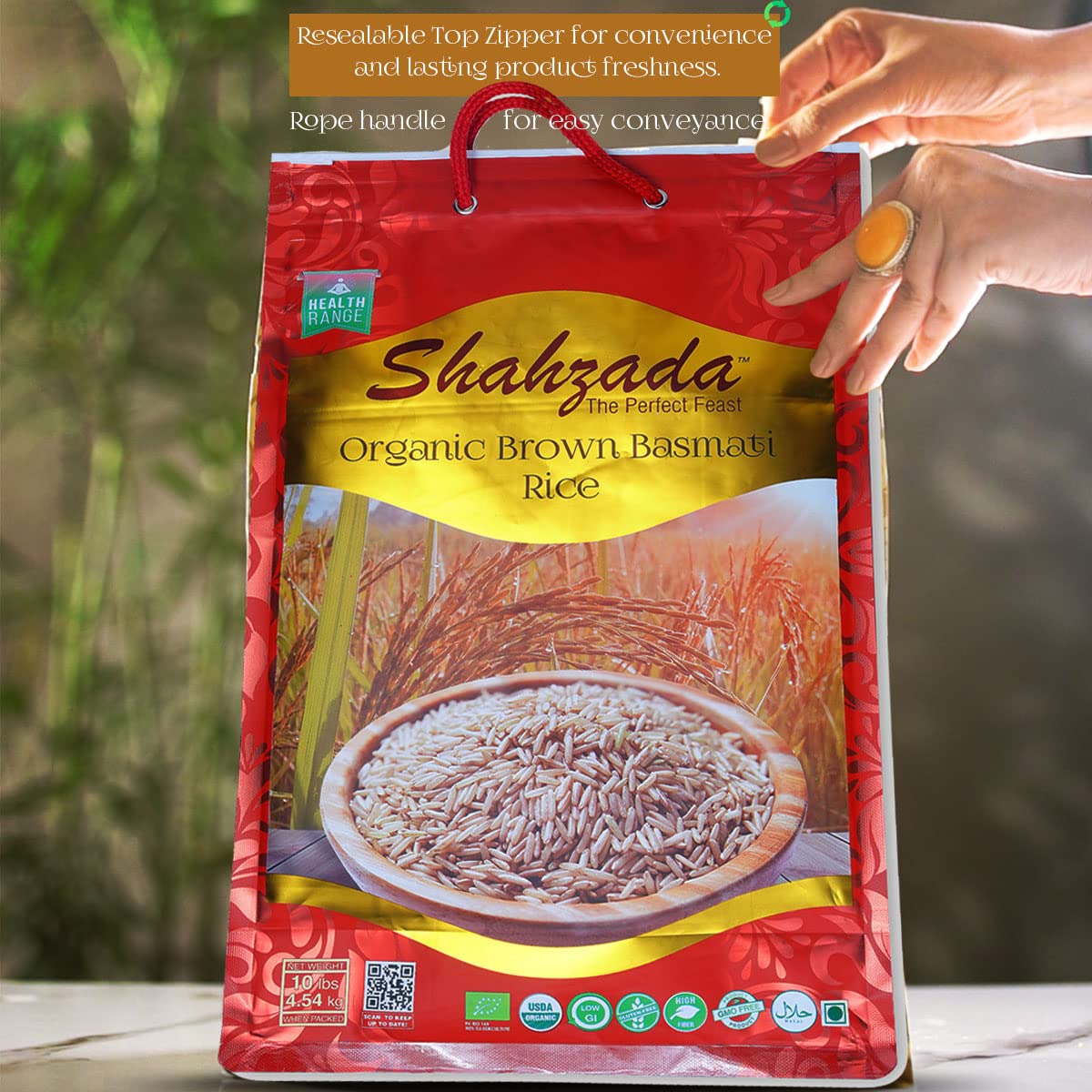 Organic Brown Basmati Rice