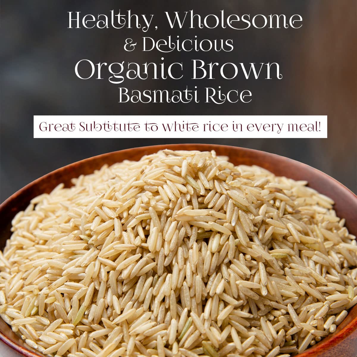 Organic Brown Basmati Rice