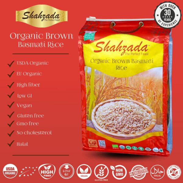 Organic Brown Basmati Rice - Image 2